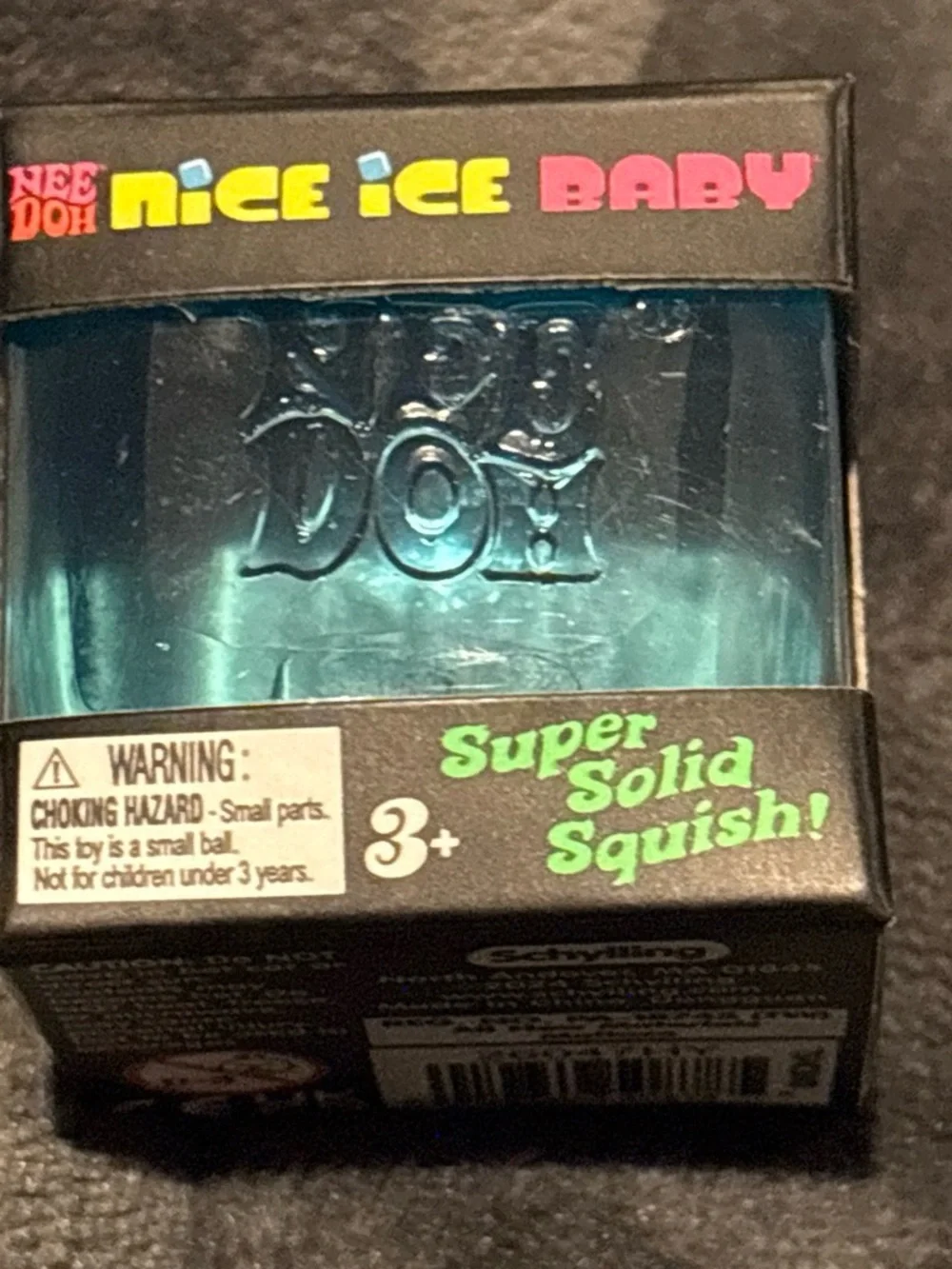 New DOH Nice Ice Baby Blue Squishy in Box Authentic